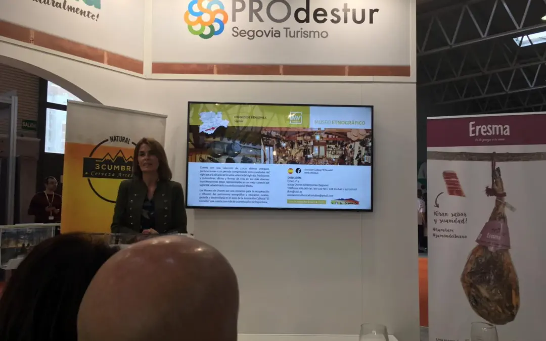Presentación en intur stand de la Diputacion de Segovia
