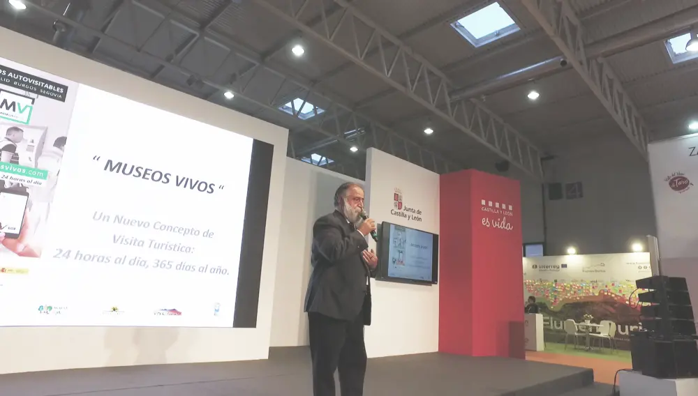 Presentación oficial del proyecto "Museos Vivos" en la feria de turismo interior Intur.