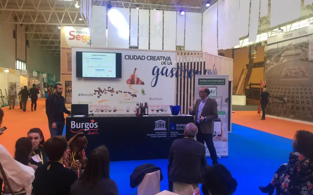Presentación en Intur Stand de Diputación de Burgos