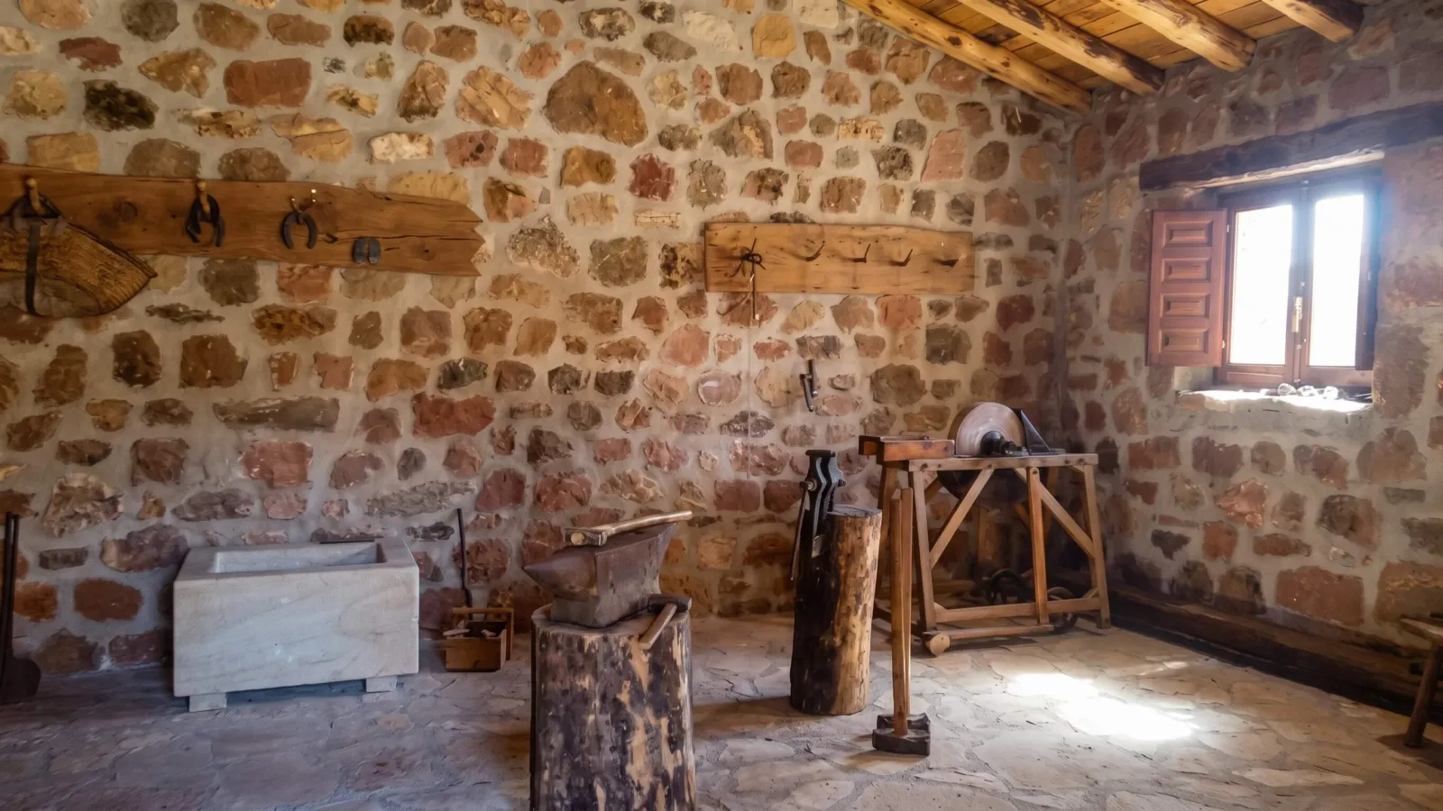 Taller de Herrería Tradicional y Yunque - Museo de la Fragua de Aldea del Pinar