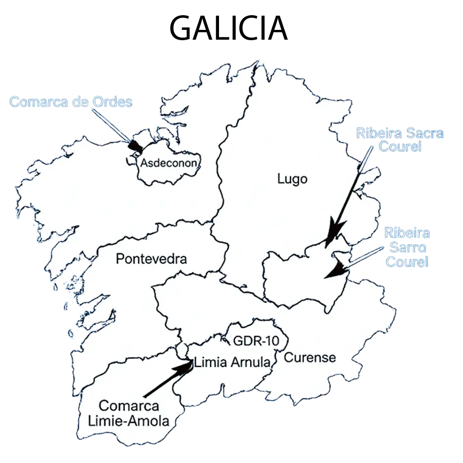 Mapa Geográfico Galicia